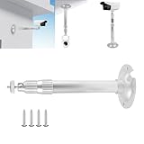 Minxulan Verstellbarer 20-40cm Halterungen für Mini Beamer, Digitalkamera, Camcorder, 360° Drehbar,Universal 1/4 Gewinde, Beamer Halterung Decke oder Wandhalterung, Metall Projektorhalterung(Silber)