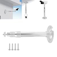 Minxulan Verstellbarer 20-40cm Halterungen für Mini Beamer, Digitalkamera, Camcorder, 360° Drehbar,Universal 1/4 Gewinde, Beamer Halterung Decke oder Wandhalterung, Metall Projektorhalterung(Silber)