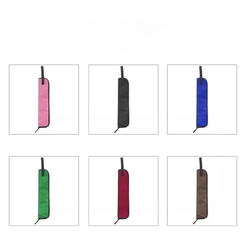 Waterproof Drumstick Bag with Shoulder Strap – Durable Oxford Cloth Drumstick Holder for Percussion Accessories – Wear-Resistant Portable Drumstick Case for Travel, Practice & Live Performance (All)