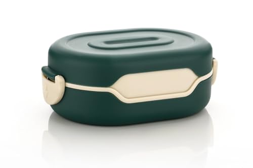 Image of TASTIC Kids Mini Flex Lunch Box | Insulated Lunch Box - Leakproof, Durable, Large Capacity Lunch Bag for Adults and Kids | Stylish and Easy to Clean (Pack of 1) (Green)