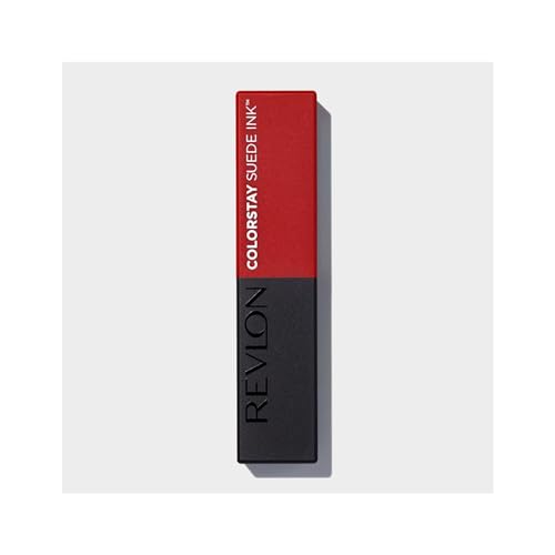 Image of REVLON ColorStay Suede INK Lipstick, Waterproof, Longwear, Transfer proof, Antioxidant-rich Vitamin E, With Vegan Formula made without parabens, That Girl - 008