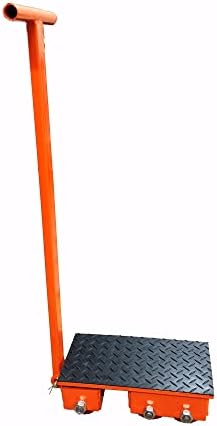 VOLTZ 8 TON Cargo Trolley with Handle 180 Degree Rotation Heavy Duty Industrial Machinery Mover Lifter Dolly Skate Roller
