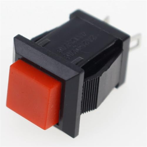 Interrupteur bouton-poussoir carré DS-429 vert 2A 250V CA
