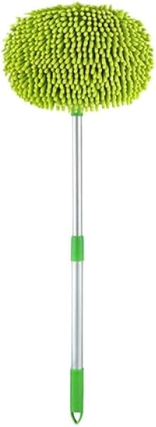Three Section Telescopic Car Washing Mop Compatible with Automotive Vehicles Soft Super Absorbent Window Wash Tool(Combination B)