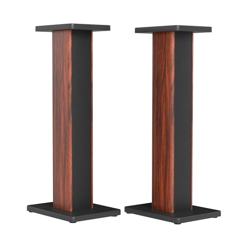 Supports haut-parleurs bois 70cm anti-vibration pour son surround pur