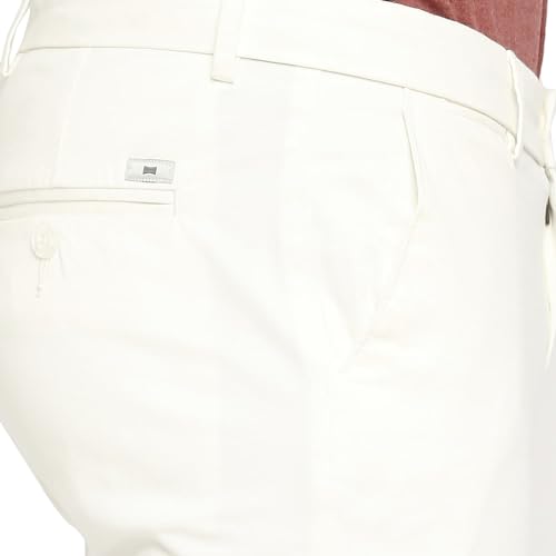 Image of BASICS Premium Cotton Stretch Formal Trousers for Men | Office Pants