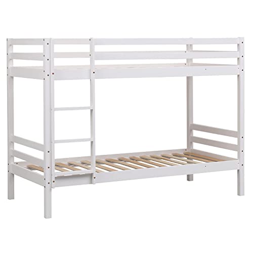 Happy Garden Lits superposés pour Enfants 190x90cm Blanc Ambre