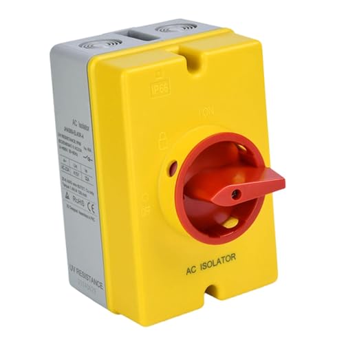 Boîte de disjonction 4 pôles interrupteur isolateur étanche IP66 32A