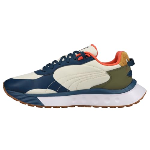 PUMA Mens Helly Hansen X Wild Rider Lace Up Sneakers Shoes Casual - Blue - Size 10.5 M3