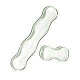 Clear Gel Wrist Rest for Keyboard and Mouse, Green Silicone Mouse Wrist Rest Set, Cute Ergonomic Wrist Rest for Keyboard 60%/75%(Green)