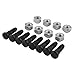 VRTYVEYBB Wheel Hub Bolt Nut Kit 6709170 6564669 For Bobcat 643 S76 S770 S570 S130 632, 8PCS Metal Lug Nut Stud Set for Industrial Machinery