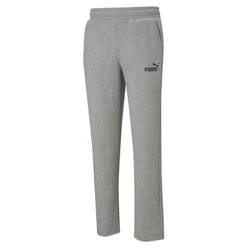 PUMA mens Essentials Fleece Sweatpants, Medium Gray Heather, Large US
