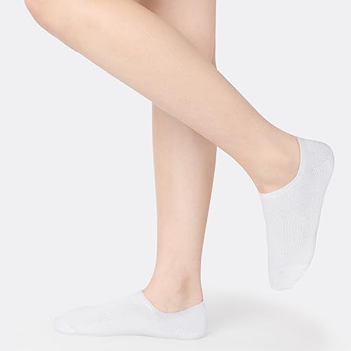 Booph 10 Pairs No Show Socks For Boys Girls Low Cut 9-12 Years White-Black-Gray #TOP1