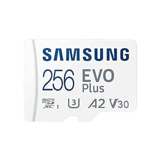 Samsung Cartão de memória Evo Plus microSD SDXC U3 Classe 10 A2 130 MB/s com adaptador SD 2021 (256 GB)