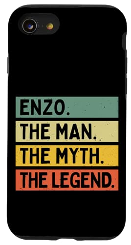 Enzo The Man The Myth The Legend �ʔ������� �X�}�z�P�[�X iPhone SE (2020) / 7 / 8 �p