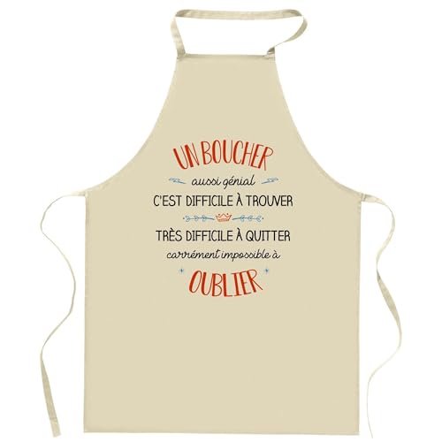 Cadeau original humour pour cuisinier : le tablier de cuisine boucher