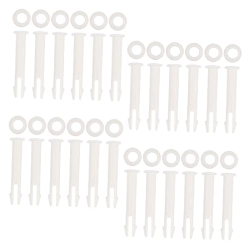 Balacoo 96 Peças De Pinos Conectores De Piscina Ferramenta De Plástico De Verão Branco