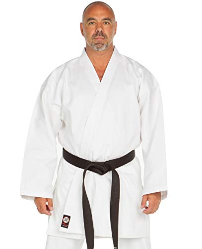 Ronin Middle Weight Karate Jacket Only (White, 3)