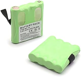 SUNDELY® 2 X Battery Pack Rechargeable Replacement for Motorola Radio TLKR-T3 T4 T5 T6 T7 T8 T9 T50 T60 T61 T80 Extreme T81 Hunter XT180 XTR446 Walkie Talkie Transceiver IXNN4002A 800mAh Ni-MH AAA