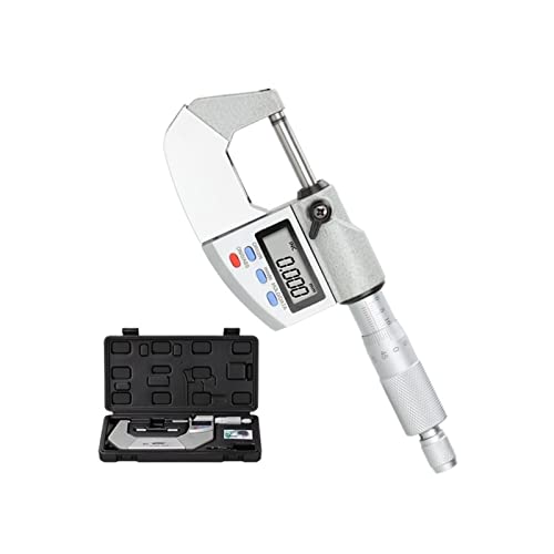 Micrometer IP65 0.001mm Outside Digital Micrometer 0-25/50/75/100mm Water/Oil Proof Electronic Gauge Measure Caliper - Measuring Layout Tools(0-25mm) - Image 2