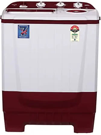 Onida 8 Kg Semi-Automatic Top Loading Washing Machine (S80SBXR, White)