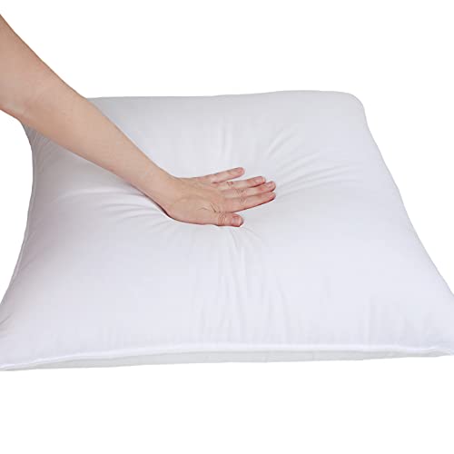 Set 2 Almohadas Cuadradas 71 cm de Poliéster Blanco miniatura 3