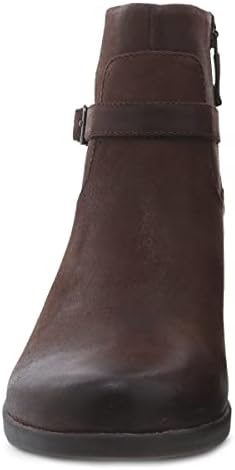 Dansko Women's Cagney Brown Heeled Bootie 5.5-6 M US - comfort, inside zip | Image 3