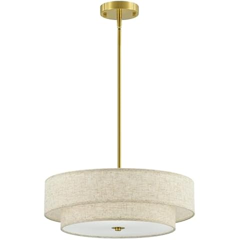 VONLUCE 18" Drum Chandelier Cover