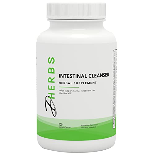 DHerbs Intestinal Cleanser Digestion Supplement, 100 Vegetar