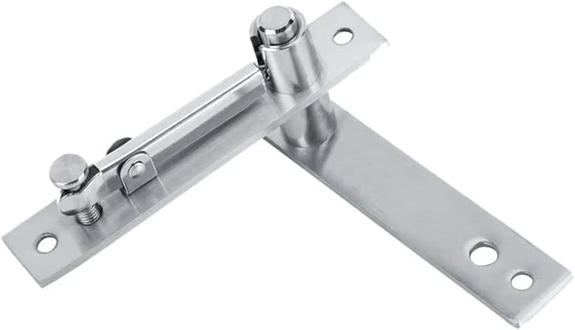 1 Set 360 Degree Stainless Steel Door Pivot Hinge Tall Building Rotary Door Pivot Hinge Install Up and Down for One Set