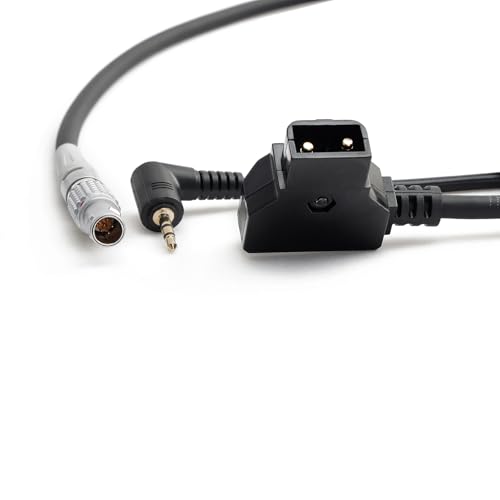 ZBLZGP Run/Stop FX6 - Cable de alimentación de arranque para Sony CineAltaB Burano ARRI Cforce RF Hi5 Motor/Cmotion Crro CAM 7 pines a Dtap y LANC 2,5 mm - imagen 2