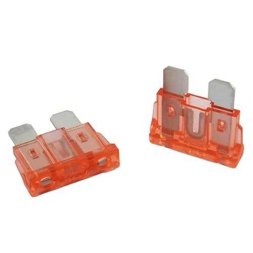 SeKi Standard ATO - Fusibles planos para coche (5 unidades, 40 A, 19 mm, 32 V, CC, para barco, caravana), color naranja