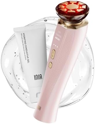 INIA 3-in-1 Red Light Therapy for Face and Neck Beauty Device for...