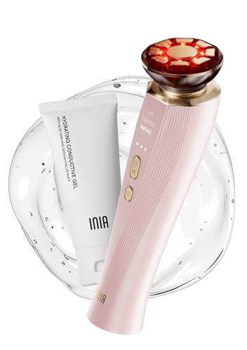 Image of INIA 3-in-1 Red Light Therapy for Face and Neck Beauty Device for Puffiness & Skin Firming Skincare Tool