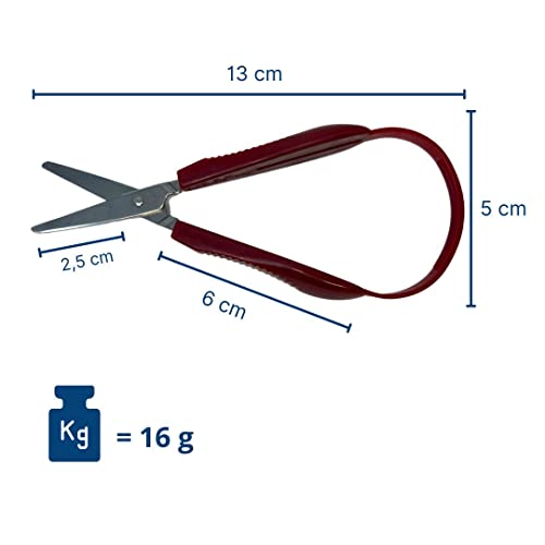 Easi-Grip Mini Schere für Kinder, Basteln, Kindergarten, Schule, Kunstunterricht, Therapieschere Ergotherapie