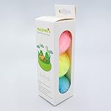 McLovin Cat Pom Pom Balls - Cat Toy Balls Feature Chirping Sound for Hours of Interactive Indoor Play - Fluffy, Soft Balls for Cats Made from Resilient EVA Material - Pack of 3 Colorful Cat Balls