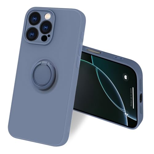 bjnosdv for iPhone 16 ProMax �P�[�X �����O�t�� �V���R�� �ϏՌ� �A�C�t�H��16 ProMax �����O �J�o�[ 360°��] �X�^���h�@�\ �����O�̋@�\ �ԍڃz���_�[�Ή� �����Y�ی� �w��h�~ ���^ �X�g���b�v�z�[���t���i�O��