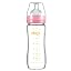 [1 PC] Pink - 8 Ounces Borosilicate GLASS Bottle - Healthier & Cleaner