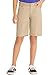 Classroom School Uniforms Big Girls Flat Front Low Rise Short, Khaki, 8
