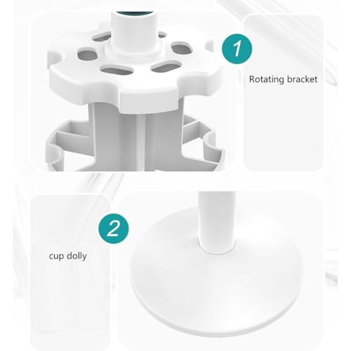 Support rotatif pour pipettes de laboratoire à base stable
