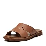 Timberland Women's Calista Bay Slide Sandal, Medium Brown Full Grain, 9.5 M US