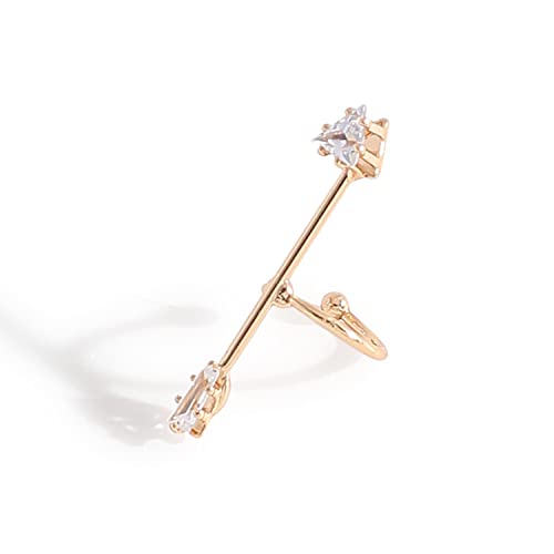 Image of SOHI Designer Cuff Earrings for women & girls, cute earrings for girls, fancy earrings for women stylish, fashion jewellery for women, Light Weight stylish, Cuff Earring, One Ear Cuff, Ear wire