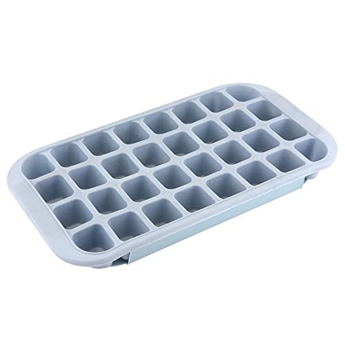 BarBits Grand bac à glaçons en silicone pour 32 glaçons - Moule à glaçons parfait pour les cocktails, le whisky et les boissons gazeuses Cover