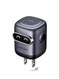 UGREEN Uno 30W Nexode Cargador Tipo C GAN Robot, Soporta SFC Carga Rápida, con Pantalla de Inteligente, Compatible con...