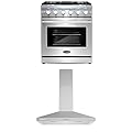 Cosmo 2-Piece Kitchen Package, 30" Gas Range & Wall Mount Range Hood
