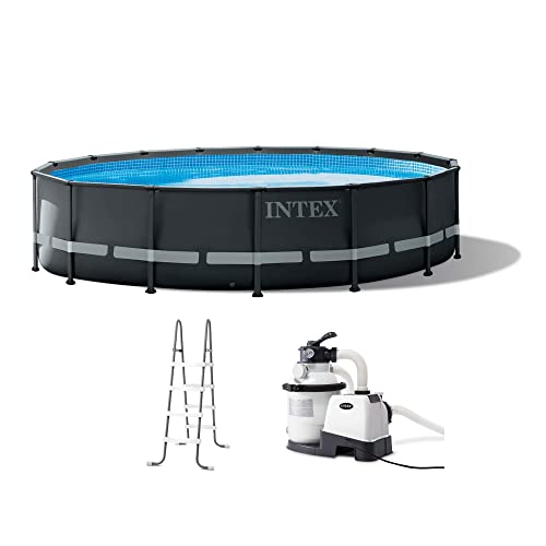 INTEX 26325EH Ultra XTR Deluxe Above Ground Swimming Pool Set: 16...