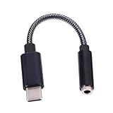 Adaptateur pour écouteurs - le corps du câble est et a une bonne flexibilité, adaptateur pour écouteurs de type c
