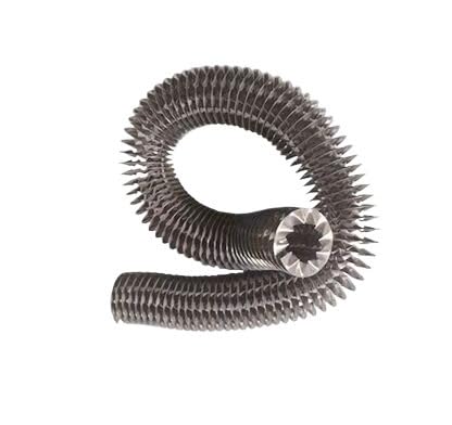 Dissipateur thermique à ailettes creuses spirale tube acier inoxydable ID25mm h7mm
