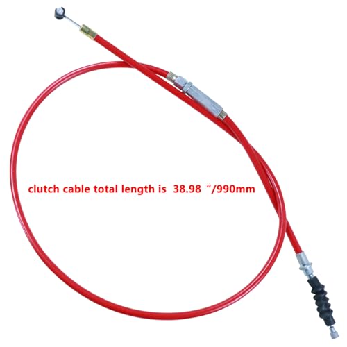 Holato Folding Clutch Brake Lever Cable Throttle Handle Grips Cable Kit For 50Cc 70Cc 110Cc 125Cc 150Cc Apollo Rfz125 Dbx15 X18 X19 Tao Tao Db17 Db27 Coolster M125 Ssr Pit Dirt Bike Motorcycle Red thumb #3