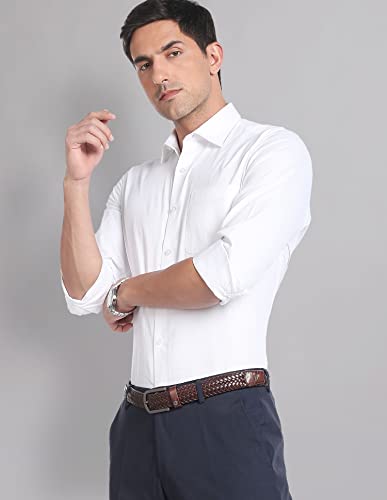 Image of Arvind AD Men Regular Fit Formal Shirt
